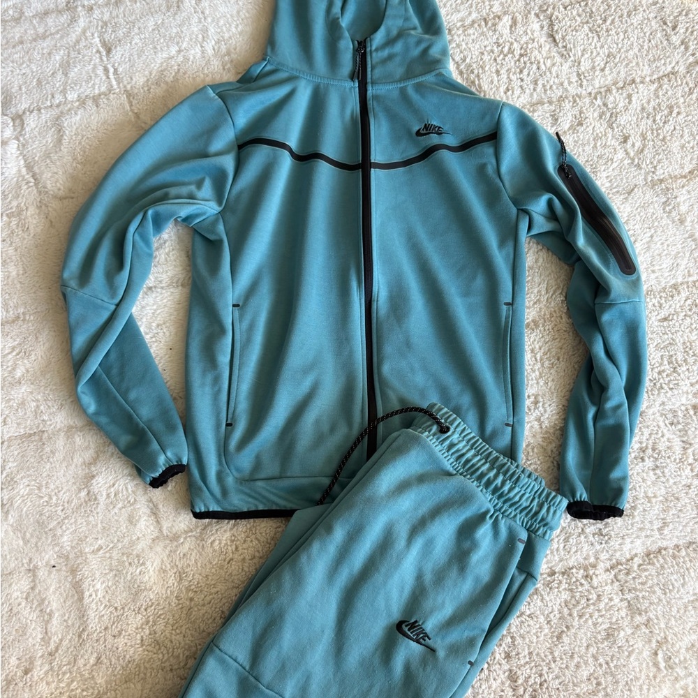 Nike Teal Tracksuit with Black Details